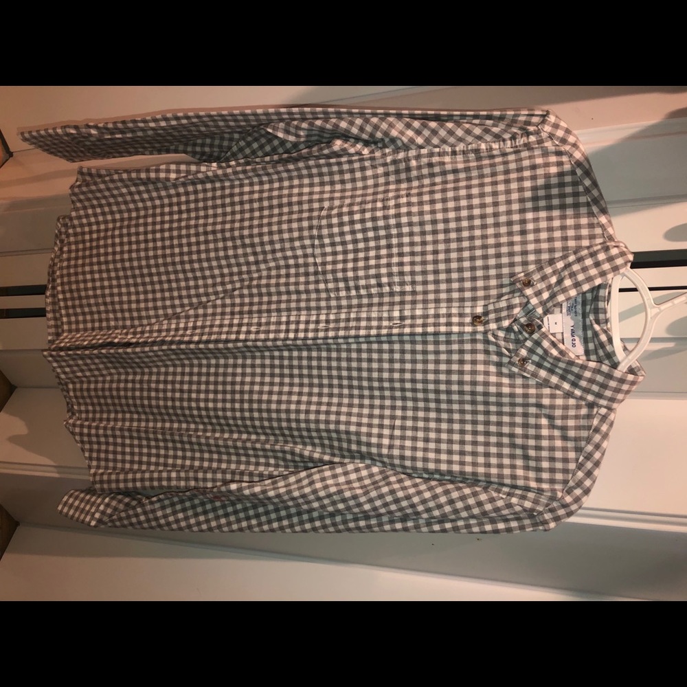 Checkered Old Navy Long Sleeve